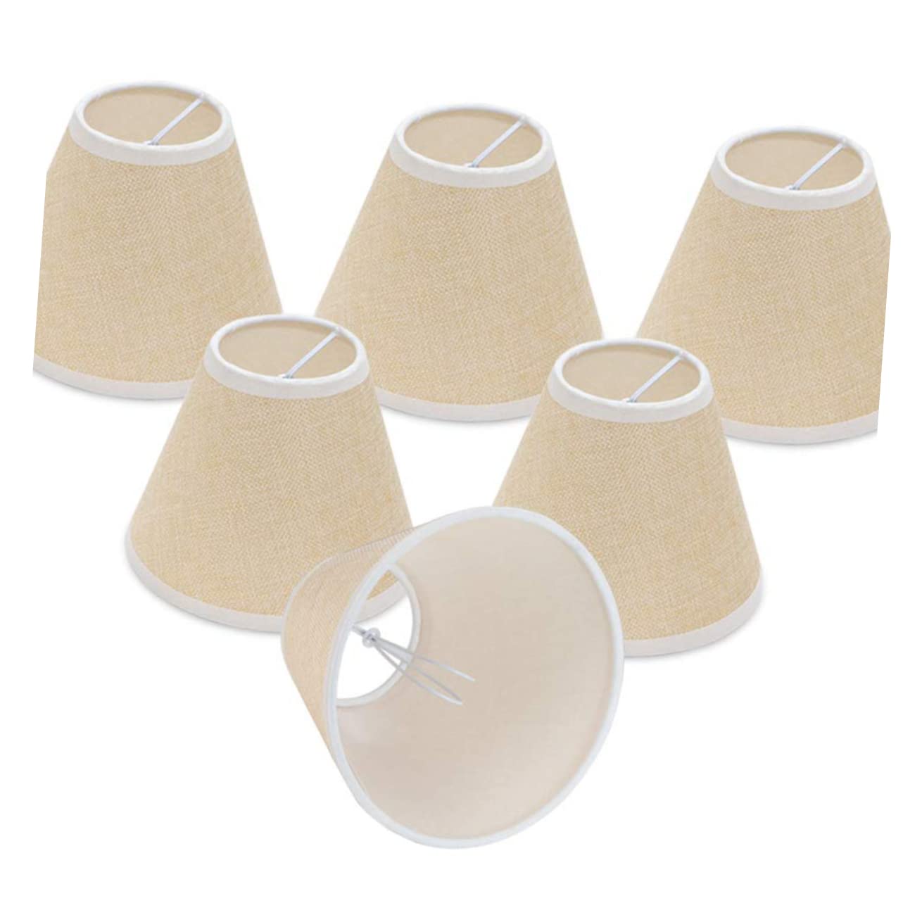 DOITOOL 2 Eleganti Paralumi A Bolle in Tessuto Per Plafoniera Copri Lampada Da Soffitto Per Camera Da Letto E Soggiorno