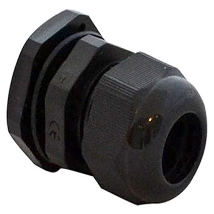 BUD Industries IPG22216 IP66 TUV Nylon Cable Gland Fits Round Wire from 0.39 to 0.55