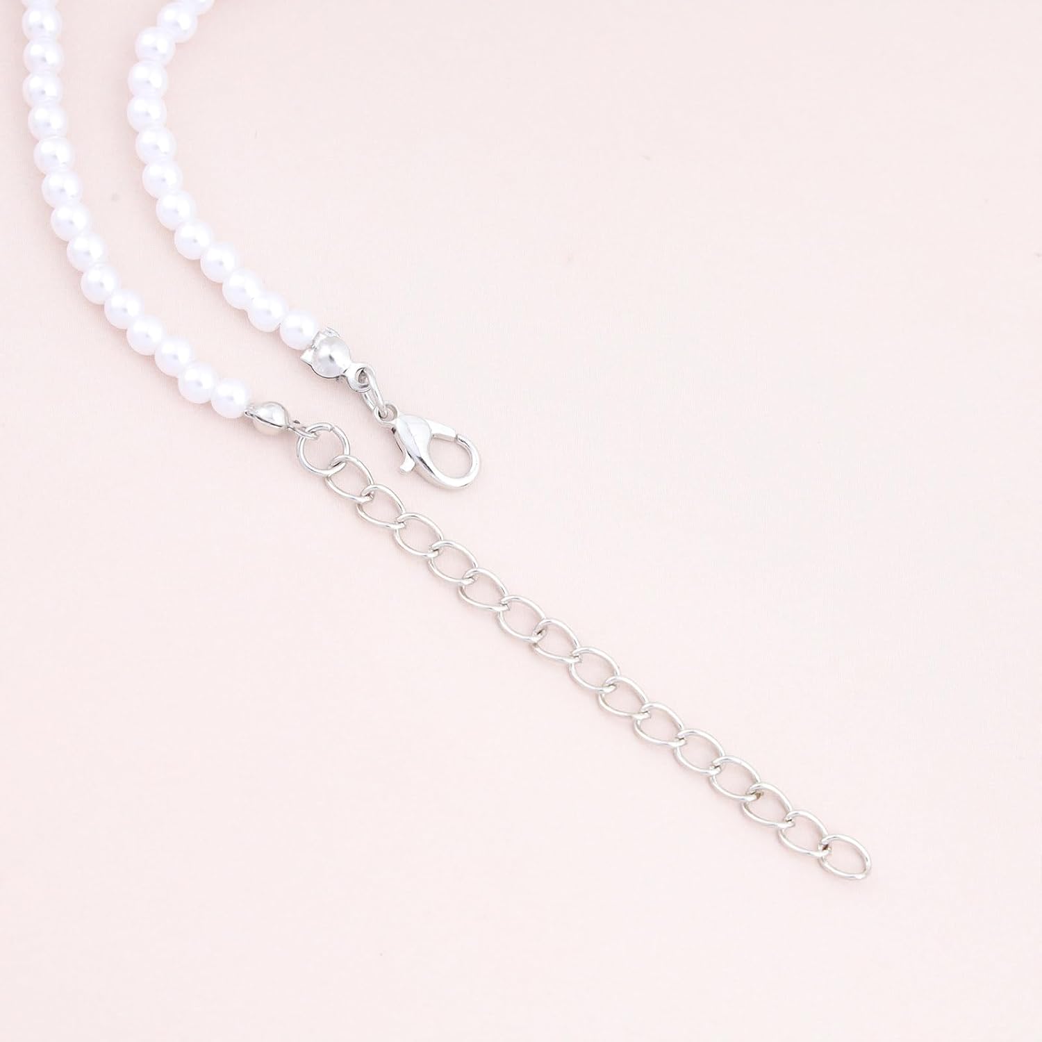 Vintage Pearl Choker Necklace Red Ruby Strawberry Dangle Necklace Boho Dangle Strawberry Necklace Pearl Chain Necklace Jewelry for Women - Image 6