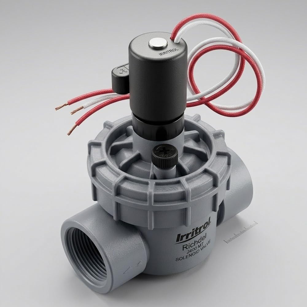 Suinga Set di 4 Elettrovalvole per Irrigazione 1'' 24V Irritrol 2400MT, per Programmatori Elettrici 24V