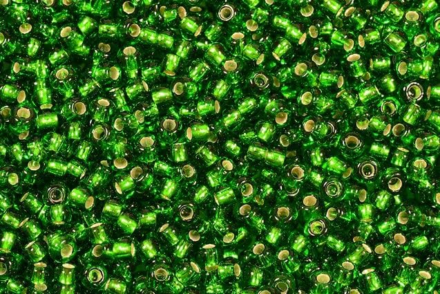 20g Round Rocailles Glass Seed Beads Preciosa Ornela 9/0, color: 57430, Bohemia Crystal Glass, Czechia 311 19 001