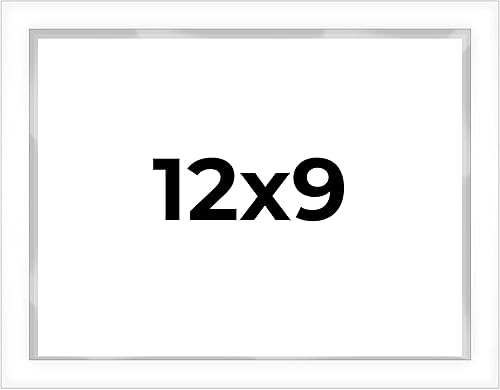 Vista 107 de Caja de sombra de 20 x 8 pulgadas, marco contemporáneo blanco – Tamaño interior 20 x 8 x 1 pulgada de profundidad – Este marco blanco está hecho