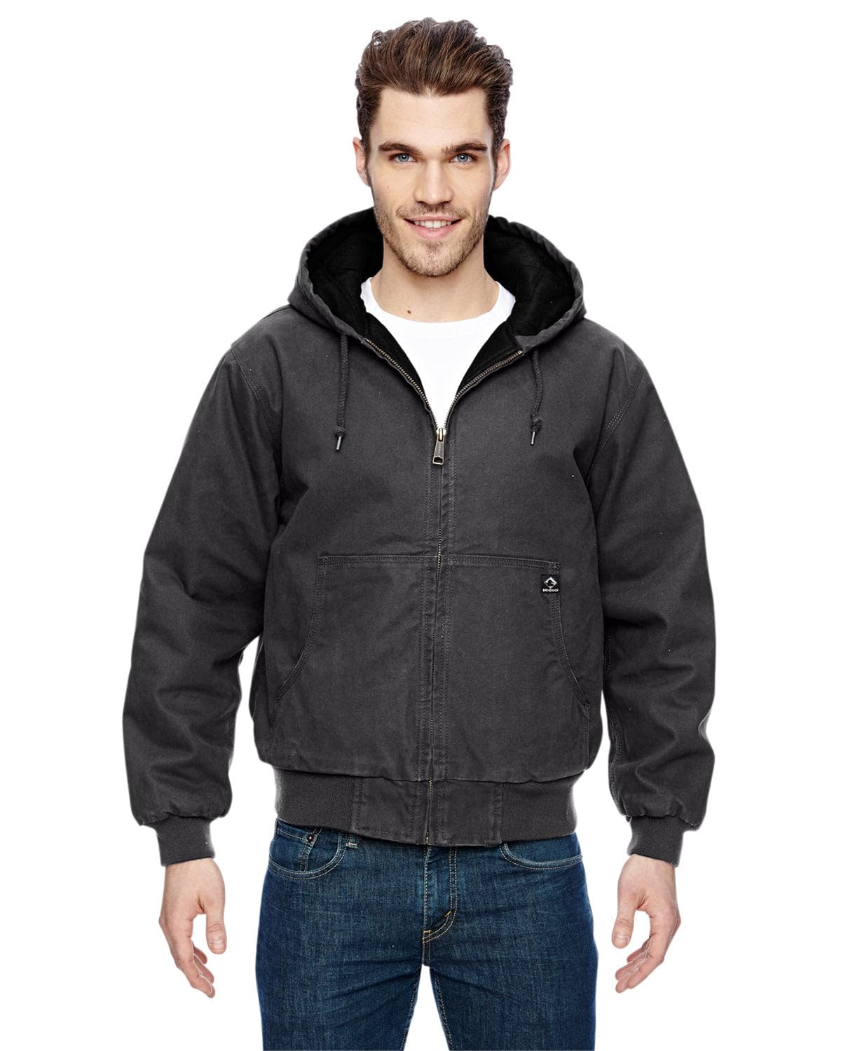 DRI DUCK Cheyenne Men's Cotton Canvas Hooded Work Jacket, 5020