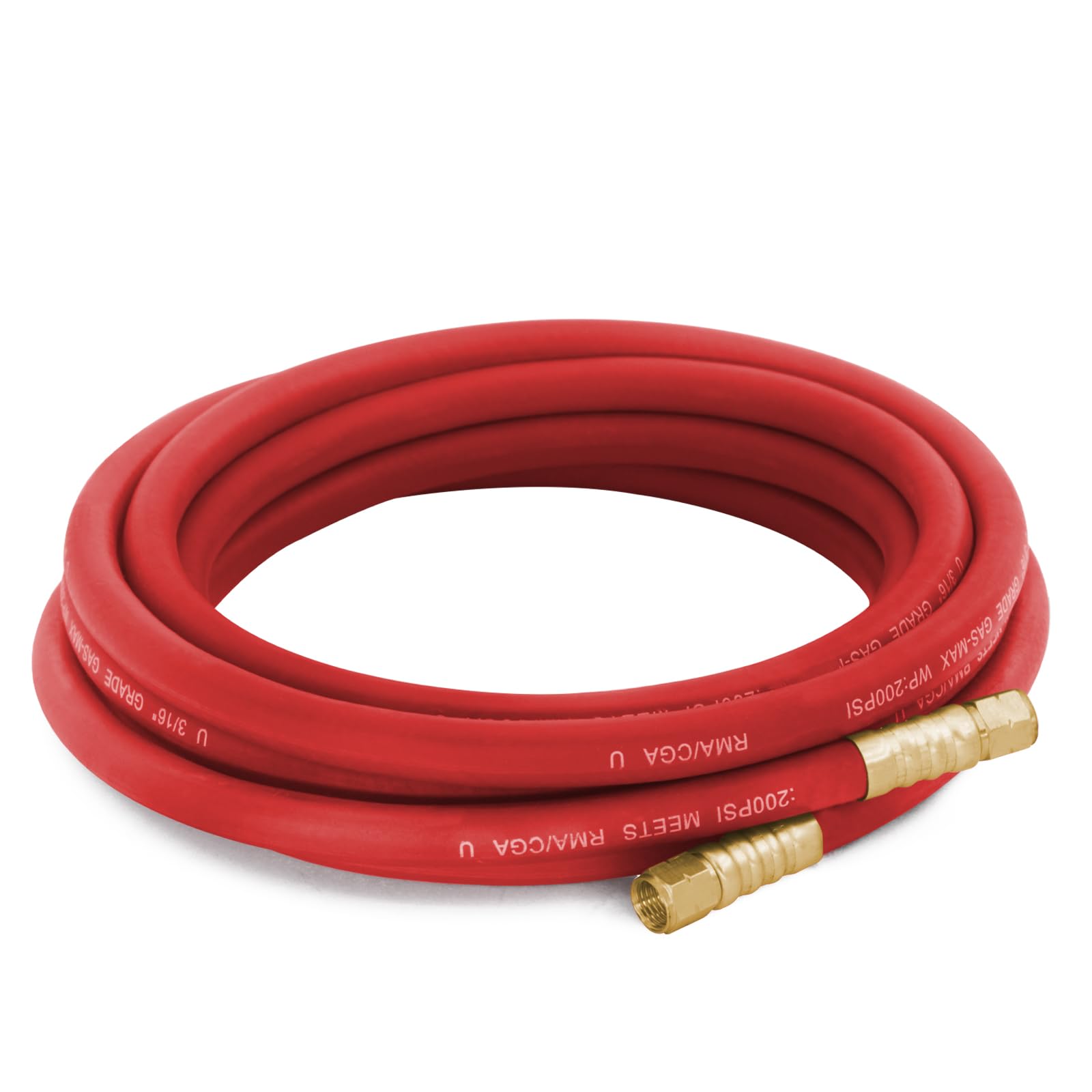 Photo 1 of AWLOLWA Turbo Style 0386-1090 Ah-12 Hose Acetylene, "A" fittings, 12' Professional Series