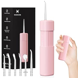 Portable Mini Water Flosser Oral Irrigator Water Teeth Cleaner Pick with Telescopic Water Tank 3 Modes IPX7 Waterproof