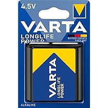 VARTA Longlife Power Batterie da 4,5V Blocco LR14 (pacco da 1) Batterie alcaline – Made in Germany