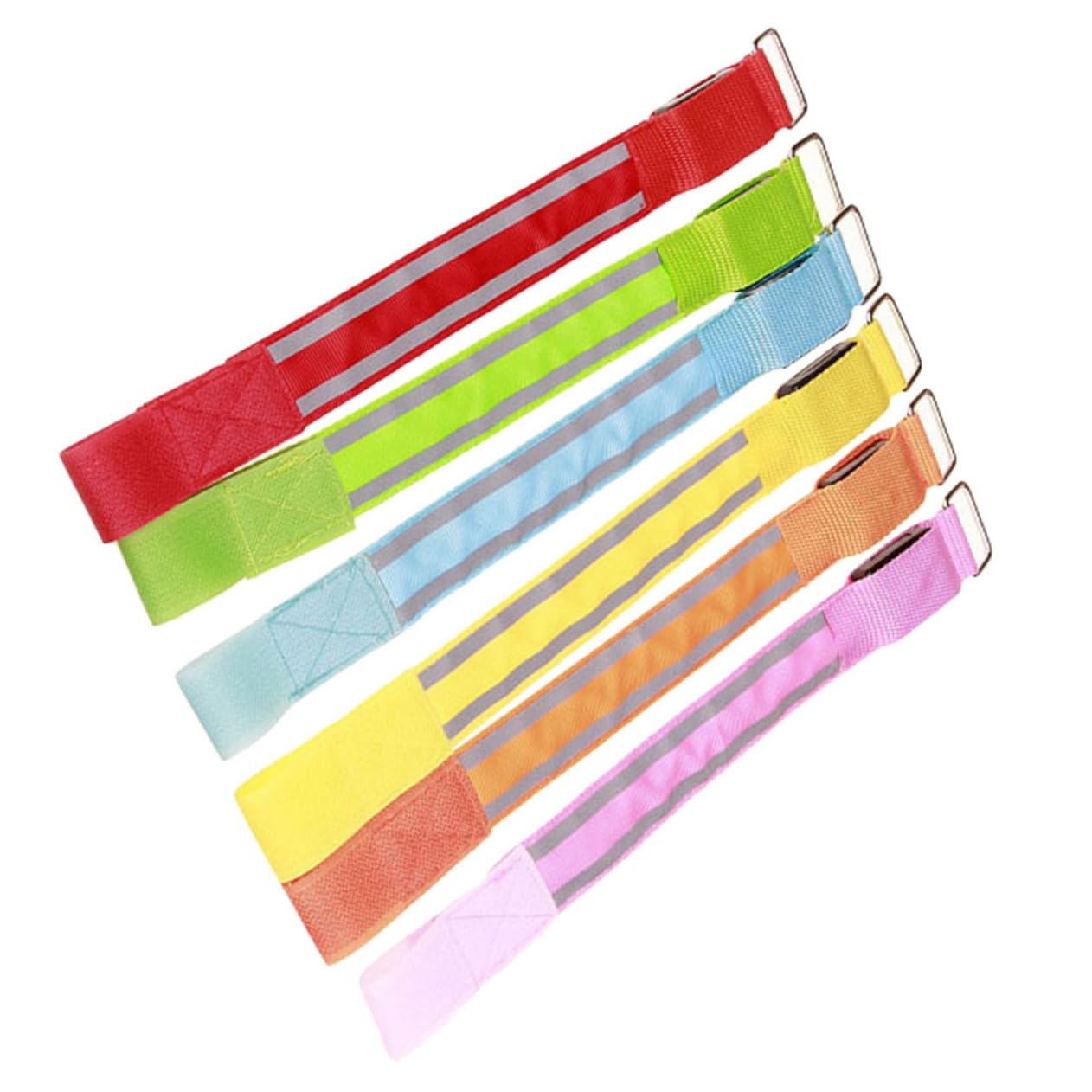 Kisangel Bracelet LED Réfléchissant Et Brassard Lumineux en Nylon LED Équipement De Course De Nuit en Tissu