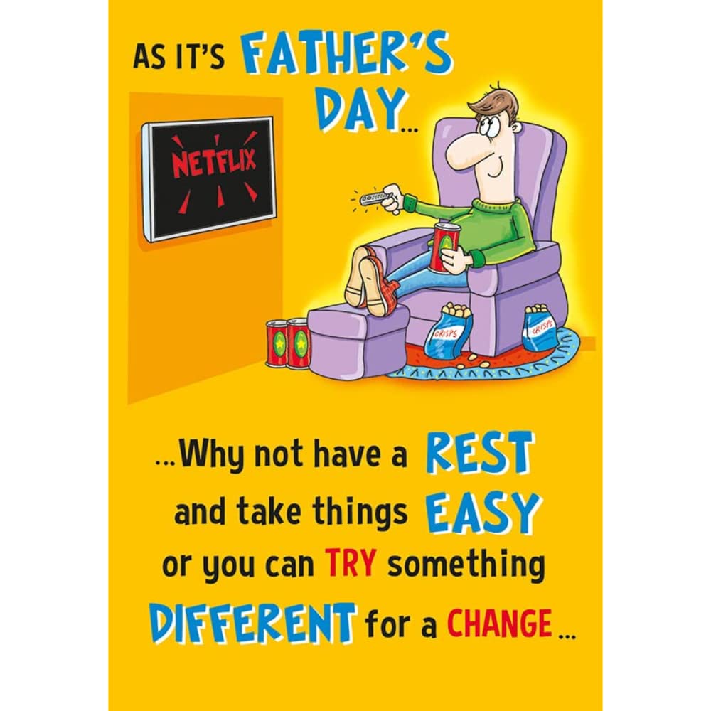Humour Funny Father's Day Card - 9 x 6 inches - Regal Publishing