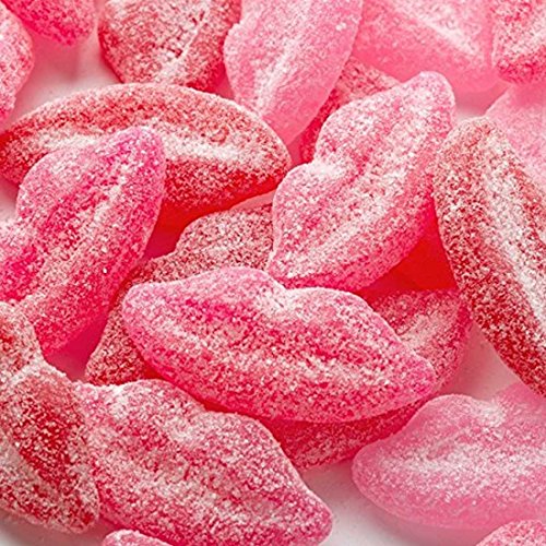 Gimbals Gummy Sour Pucker Up Gummy Lips - 5 Lb. Bag (No Major 8 Allergens: No Peanuts, No Tree Nuts, No Dairy, No Egg, No Gluten, No Trans Fat, No Gelatin, No Soy) #TOP4