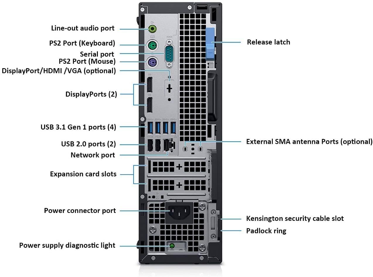 Amazon.com: Dell Optiplex 7070 SFF Desktop PC, Core i7-9700, 16GB