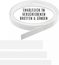 INTRA-TEC Flachleiste weiß mit Klebestreifen 30mm breit, 6m lang - 2,5mm stark, RAL 9010 Kunststoffleiste