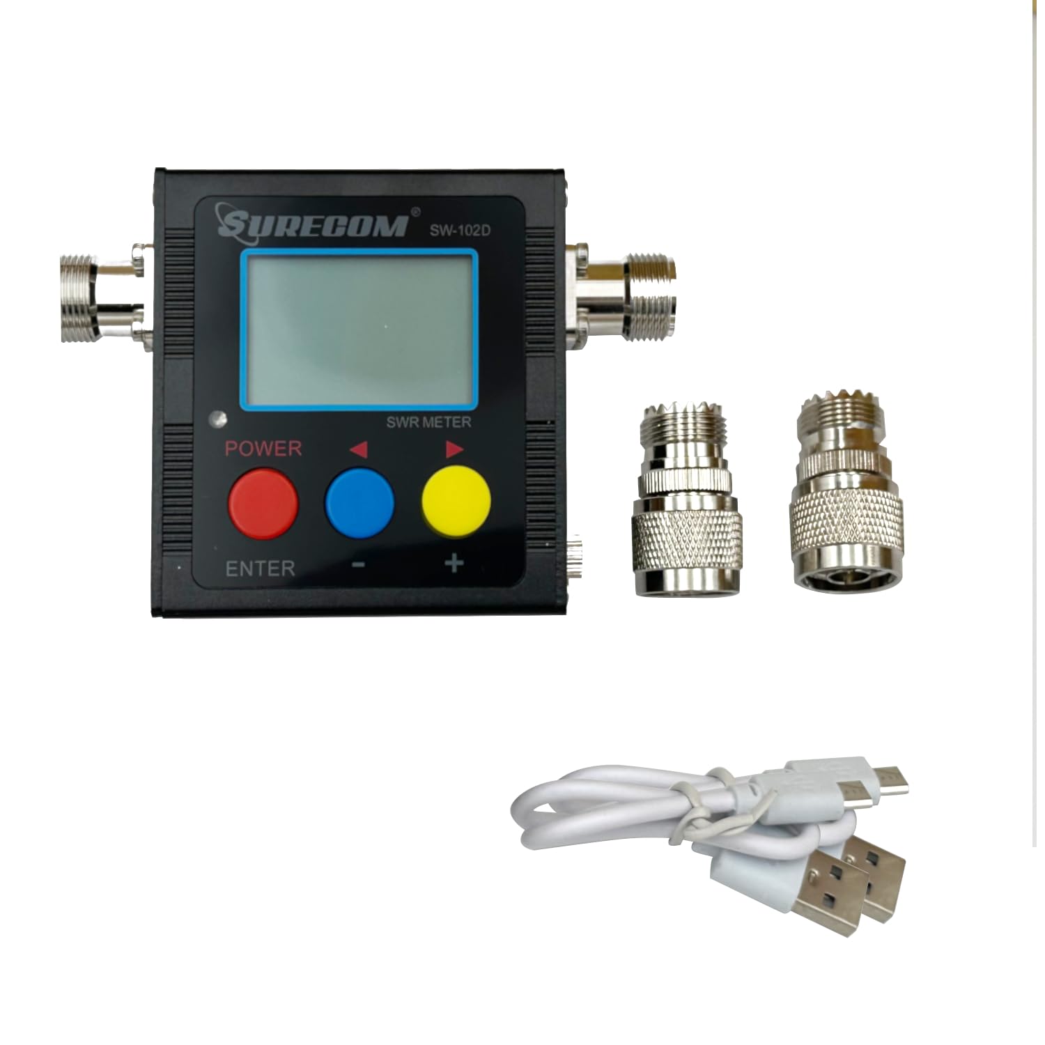 Mcbazel Surecom SW-102D-N Misuratore di V.S.W.R. e Potenza VHF/UHF 125-525Mhz 120W (Interfaccia N-J)