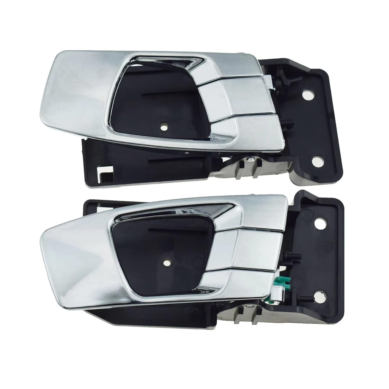 BYSKJZ Car Inner Door Handle for Kia for Carens for Rondo for Citra 2003 2004 2005 2006 Chrome Front Rear Left Right Inner Handle 0K2FA5933044 0K2FA5833044(Pair)