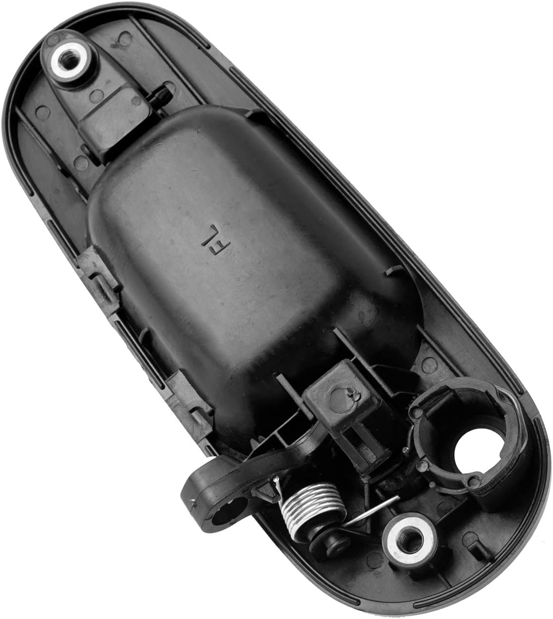 NPAUTO Exterior Front Driver Side Door Handle Replacement for 1997 1998 1999 2000 2001 Honda CR-V CRV Outside LH Left, Black, 77609