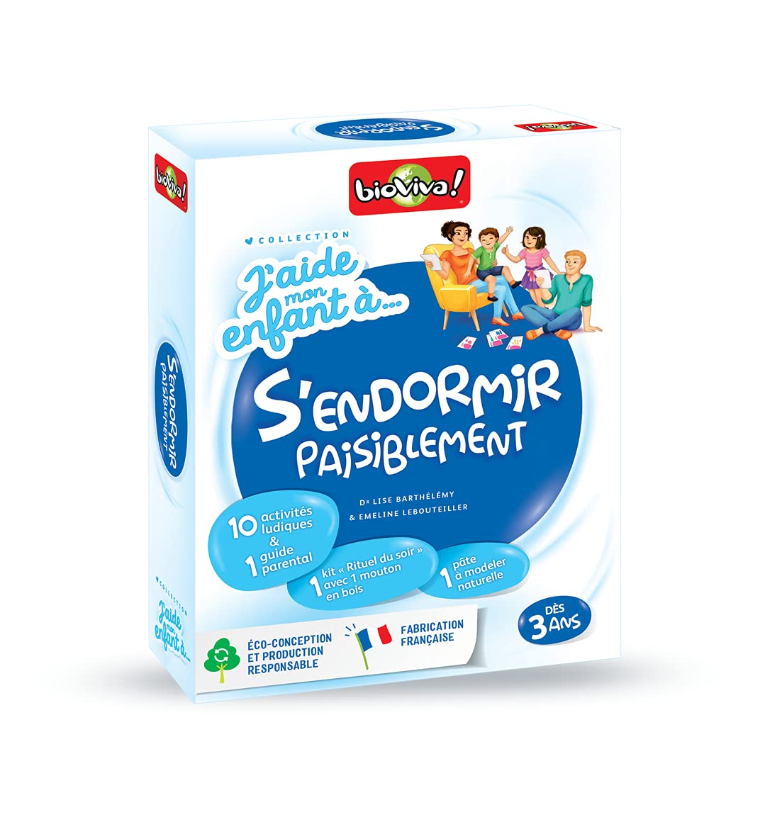 Bioviva Jeu Educatif: S'endormir Paisiblement - Complicité & Calme (3 ans+)