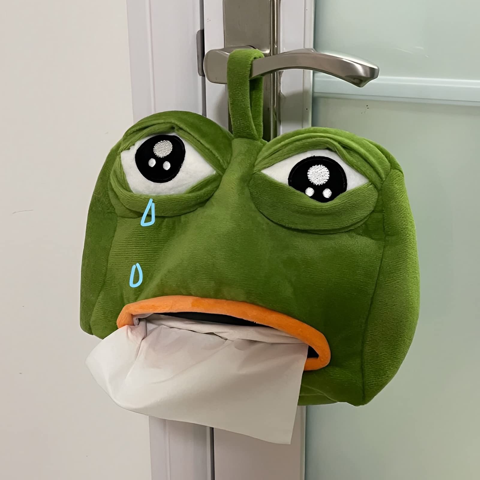 悲しいカエルのティッシュボックス面白いペペのカエルの カエルのぺぺ ティッシュケース ティッシュ