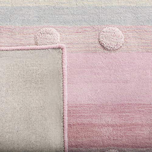 Tapete Safavieh Kids Collection 6' x 9' Azul Rosa miniatura 5