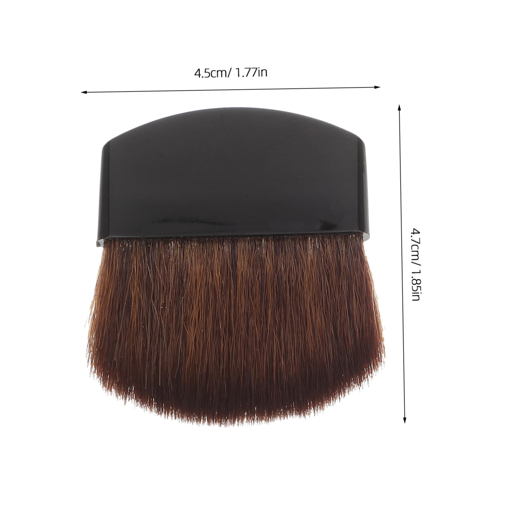 iplusmile Pennelli per Trucco Professionali 2 Pezzi Set Pennelli per Fondotinta e Fard Portatili Morbidi Setole di Crine di Cavallo per Make Up Viso da Viaggio