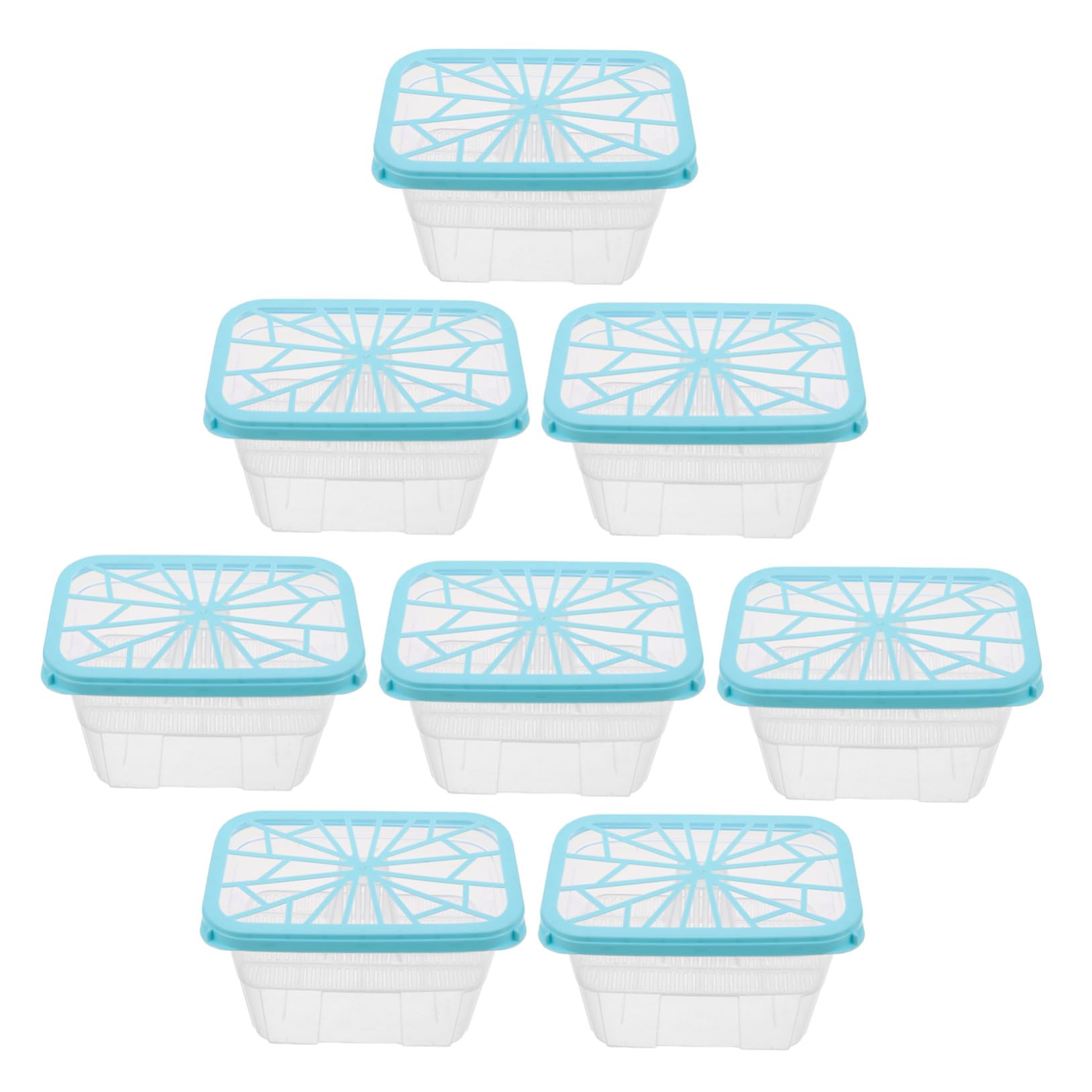 Boîte absorbeur humidité réutilisable de 8 pièces vides pour placard