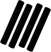 Vista 13 de Boao Paquete de 4 almohadillas para cinturón de seguridad de automóvil de piel de oveja sintética, protector para cinturón de seguridad suave, funda