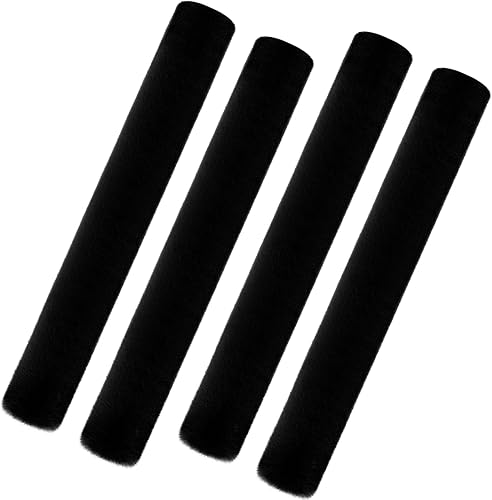 Miniatura 1 de Boao Paquete de 4 almohadillas para cinturón de seguridad de automóvil de piel de oveja sintética, protector para cinturón de seguridad suave, funda