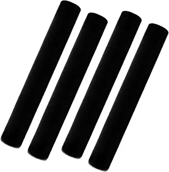 Boao 4 Pack Sheepskin Seat Belt Shoulder Pad