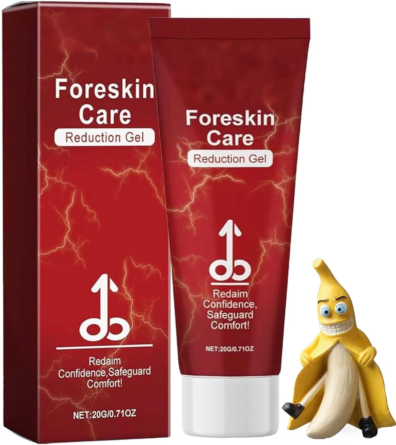 MaleGuard ForeskinCare Reduction Gel, Bruteco Redundant Prepuce Corrector Gel, Correction Gel for Excessive Foreskin Men's Health, Multifunction Correction Gel for Health (1 Pcs)