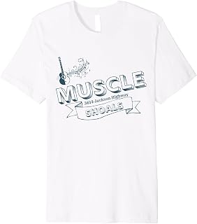 Muscle Shoals Alabama 3614 Jackson Highway Music Souvenir Premium T-Shirt