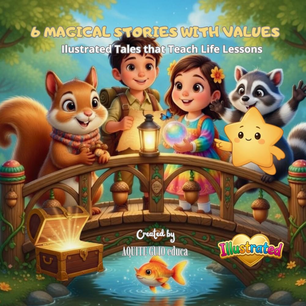 6 Magical Stories with Values: Illustrated Tales that Teach Life Lessons