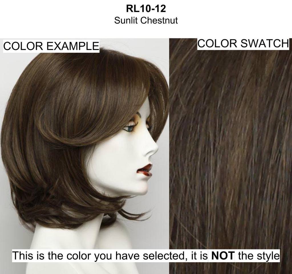 Bundle - 5 items: Mesmerized Wig by Raquel Welch, Christy's Wigs Q & A Booklet, 2oz Travel Size Wig Shampoo, HD Smooth and Wide Tooth Comb - Color: RL10/12