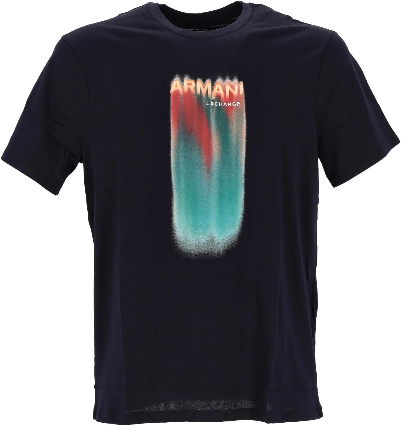 A｜X ARMANI EXCHANGEMen's Regular Fit Cotton Jersey Color Gradient Logo Tee
