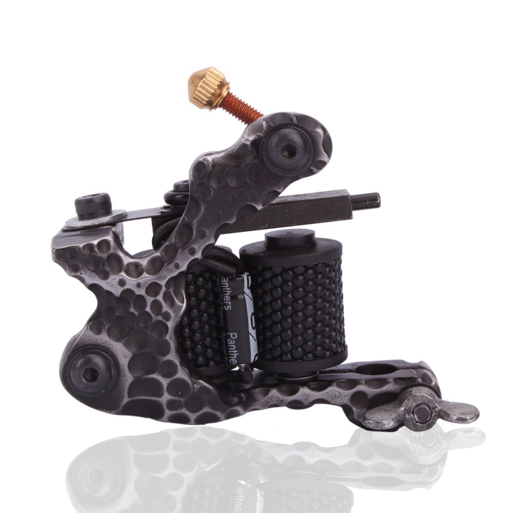 ZTATO Cast 10 Laps Coils Tattoo Machine Liner Shader Gun HB-WGG001 Black-image-45
