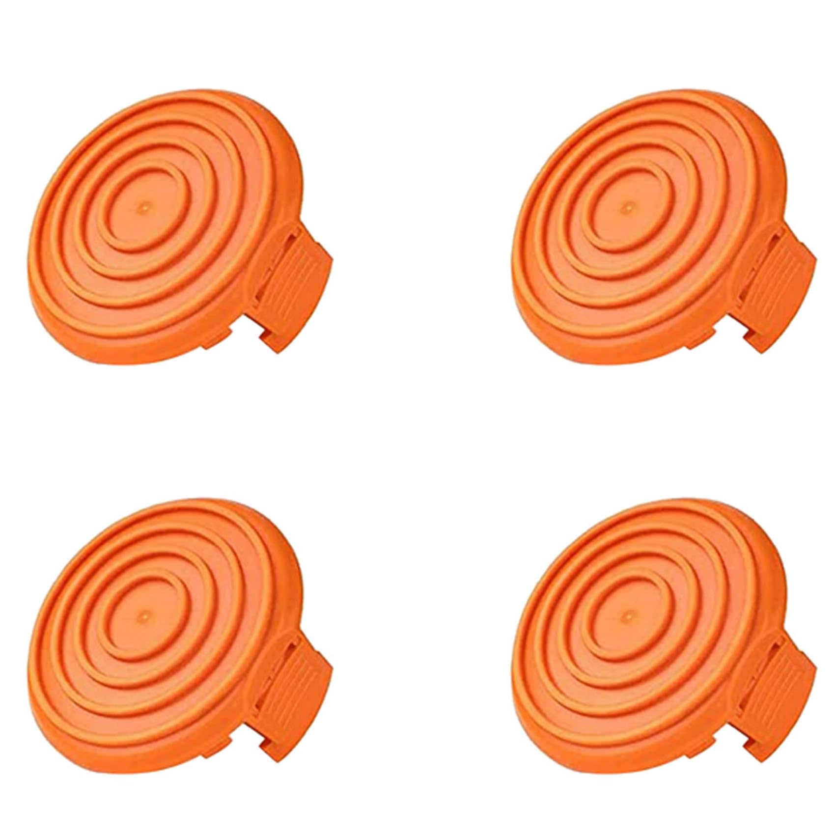 Jnchdghwa Orange 4X 50019417 Grass Trimmer Spool Cap Cover For Corded Electric String Trimmers Part Replacements
