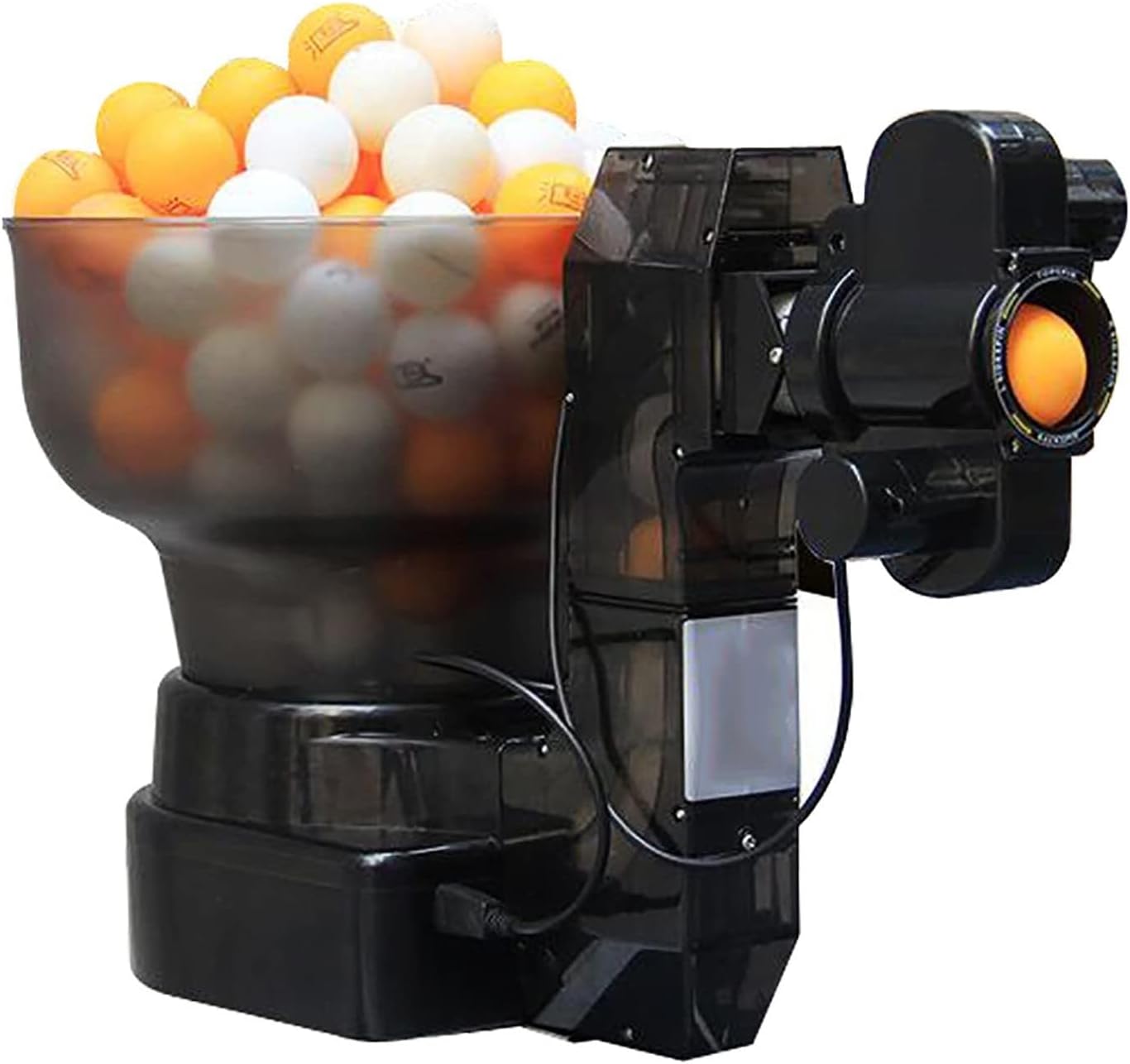 Table Tennis Robot, Ping Pong Ball Launcher Machine with 36 Different Spin Balls, The Drop Point of The Table Tennis Ball Can Be Random Or Fixed, Automatic Ping Pong Machine
