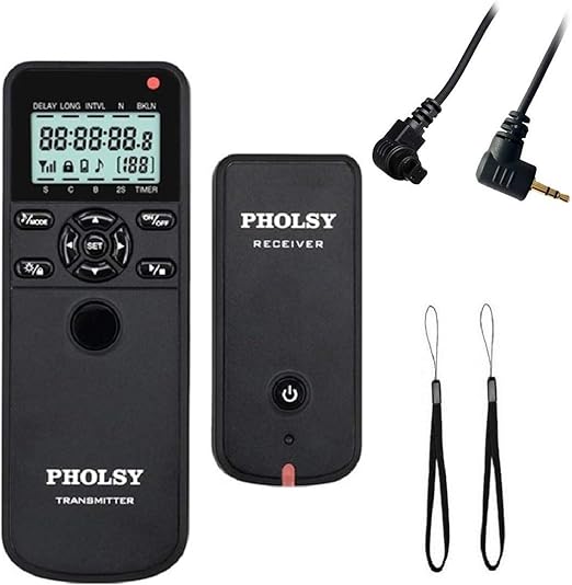 PHOLSY Camera Timer Remote Control with HDR Compatible with