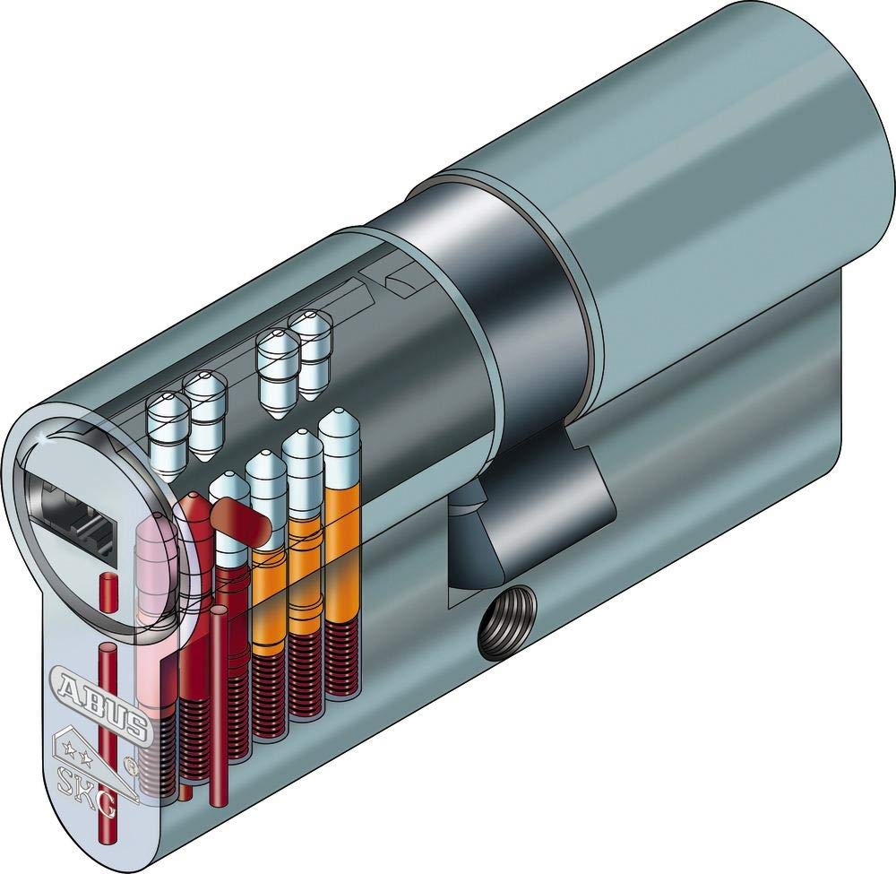 NW-ABUS Profildoppelzylinder (45/70 mm/Not- und Gefahrenfunktion beidseitig) - 70121