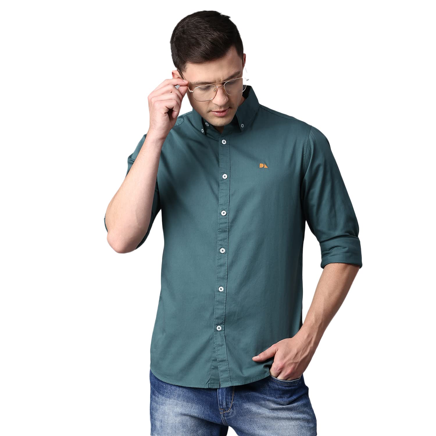 Dennis LingoMen's Slim Fit Casual Shirt