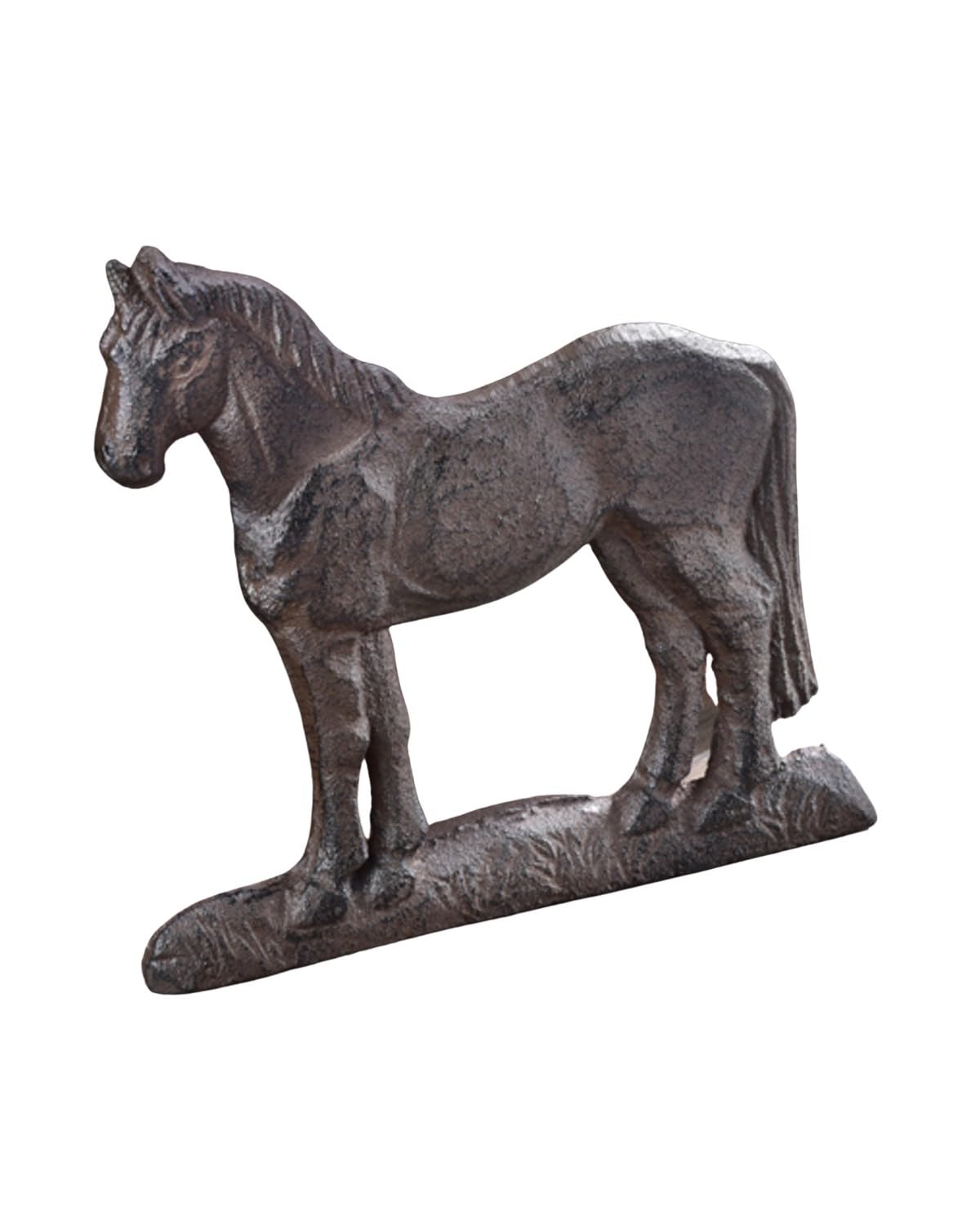 Giftcraft 089821 Cast Iron Horse Door Stopper, 8.3-inch Length