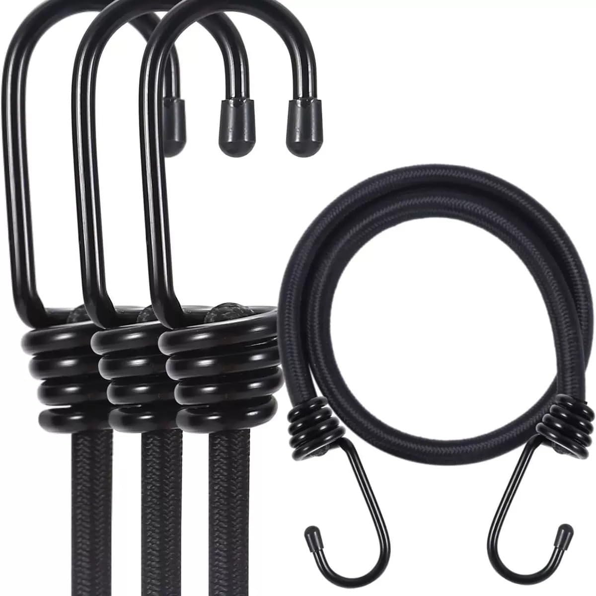 Heavy Duty Outdoor Bungee Cords with Hooks Perfect for Luggage Tents Camping and More Durable Strong Elastic Bungee Cord Hooks for Secure Storage and Transport