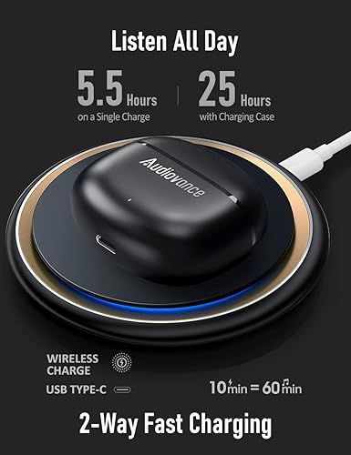 Miniatura 6 de Euphony 301 - Auriculares inalámbricos Bluetooth para iPhone y Android, auriculares inalámbricos de sonido premium (EU301)