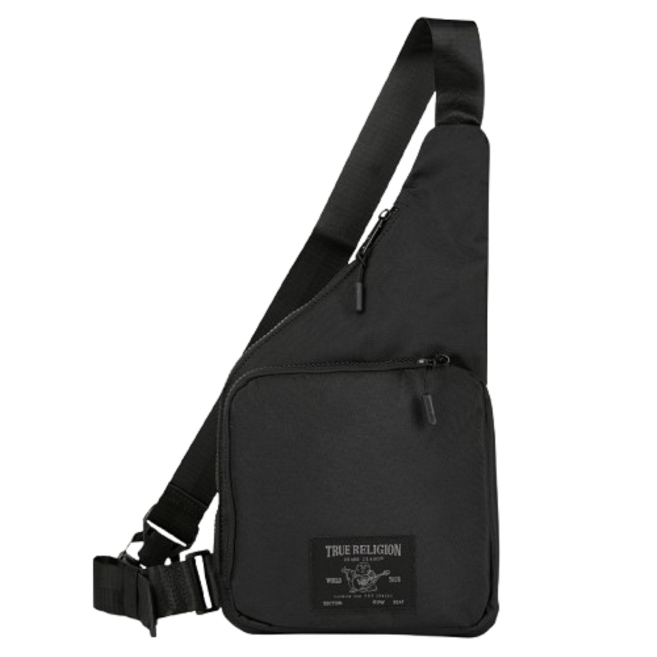 true religion crossbody bag men - anti theft shoulder sling, zipper phone