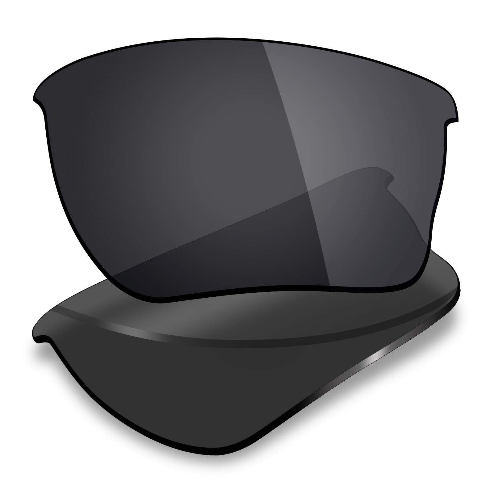 Mryok, 2 Paia di Lenti di Ricambio polarizzate per Occhiali da Sole Oakley Quarter Jacket, Stealth Black & Bronze Brown, Taglia Unica