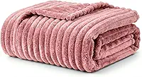 Cobertor Manta Microfibra Casal Grande Toque Macio Fleece Soft Luster 1,80 x 2,00 (Rosa Antigo)