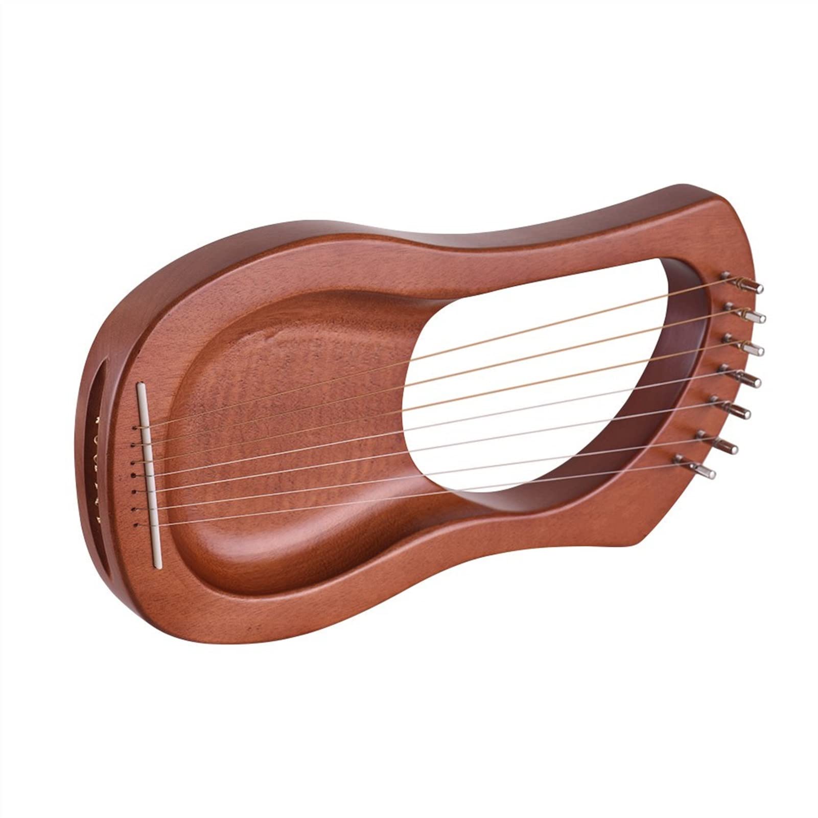 arpa lira 7 Cuerdas Lyre Instrument Harps Kit Wooden Lyre Harp Strings Caoba Con Bolsa De Transporte