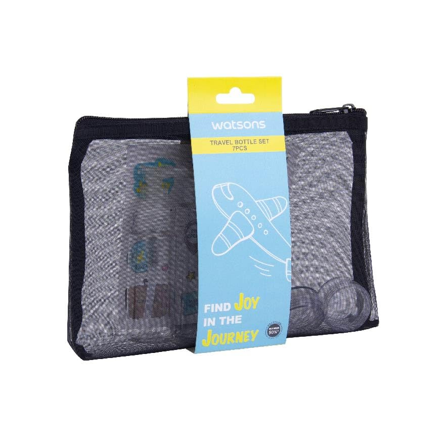 WATSONS Travel Bottle Set With Mesh Bag (Set) 7s