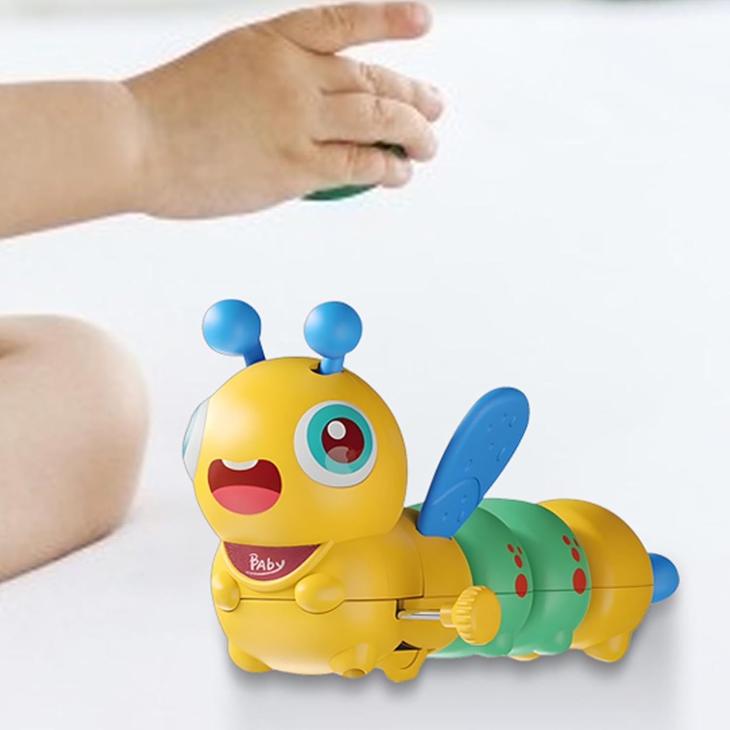 Toysbuddy Wind-Up Caterpillar Crawling Toy for Babies and Toddlers, Educational Learning Activity Toy, No Battery Required - Image 7 thumbnail