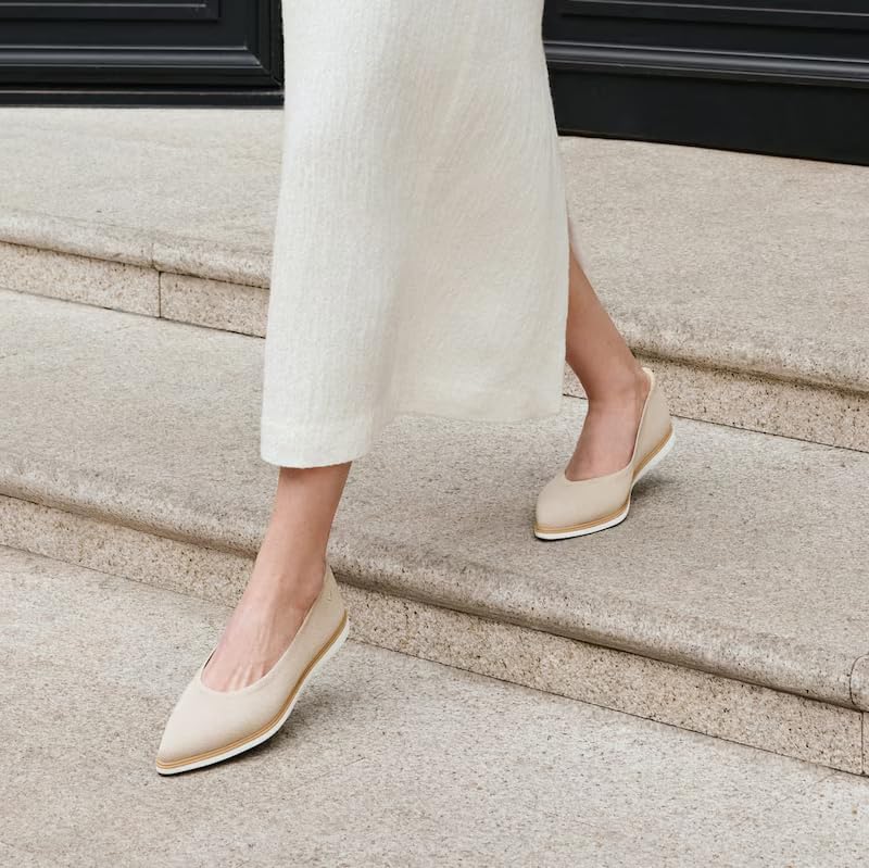 VIVAIA Veronica Pointed Toe Flat Shoes Comfortable Slip on All-Day Standing Dress Ballet Flats - Image 2