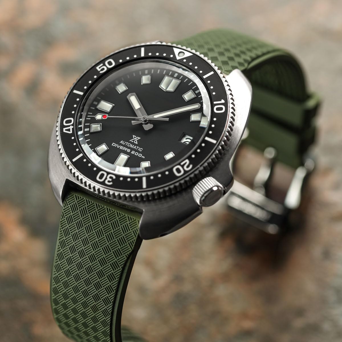 ZULUDIVER Cinturino in gomma StormForce | Cinturino di ricambio in gomma HNBR ad alte prestazioni, cinturino da immersione impermeabile, sgancio rapido