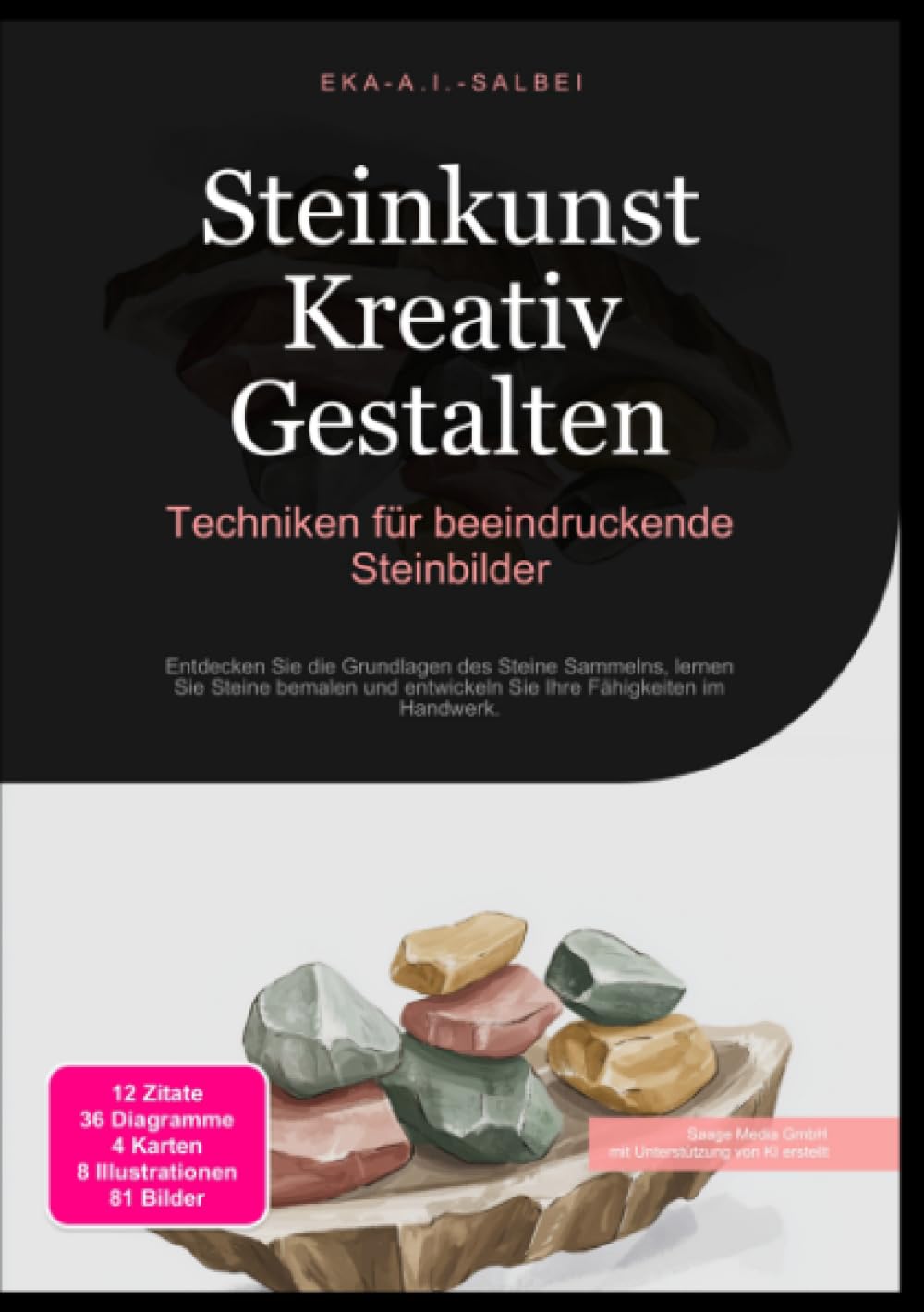 Steinkunst Kreativ Gestalten: Techniken für beeindruckende Steinbilder: Entdecken Sie die Grundlagen des Steine Sammelns, lernen Sie Steine bemalen und entwickeln Sie Ihre Fähigkeiten im Handwerk.