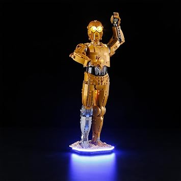 YEABRICKS LED Light for 75398 Star Wars C-3PO Building Blocks Model Building Set NOT Included